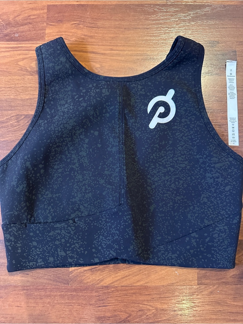 Lululemon x Peloton Energetic Edge Racerback Crop Top/ Sports Bra